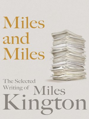 cover image of Miles and Miles